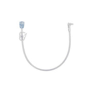Avanos MIC-KEY Bolus Extension Set with Cath Tip, SECURE-LOK Right-Angle Connector and Clamp - All lengths