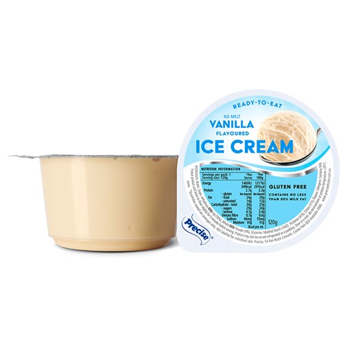 Precise Ready to Eat No Melt Vanilla Ice Cream 120g