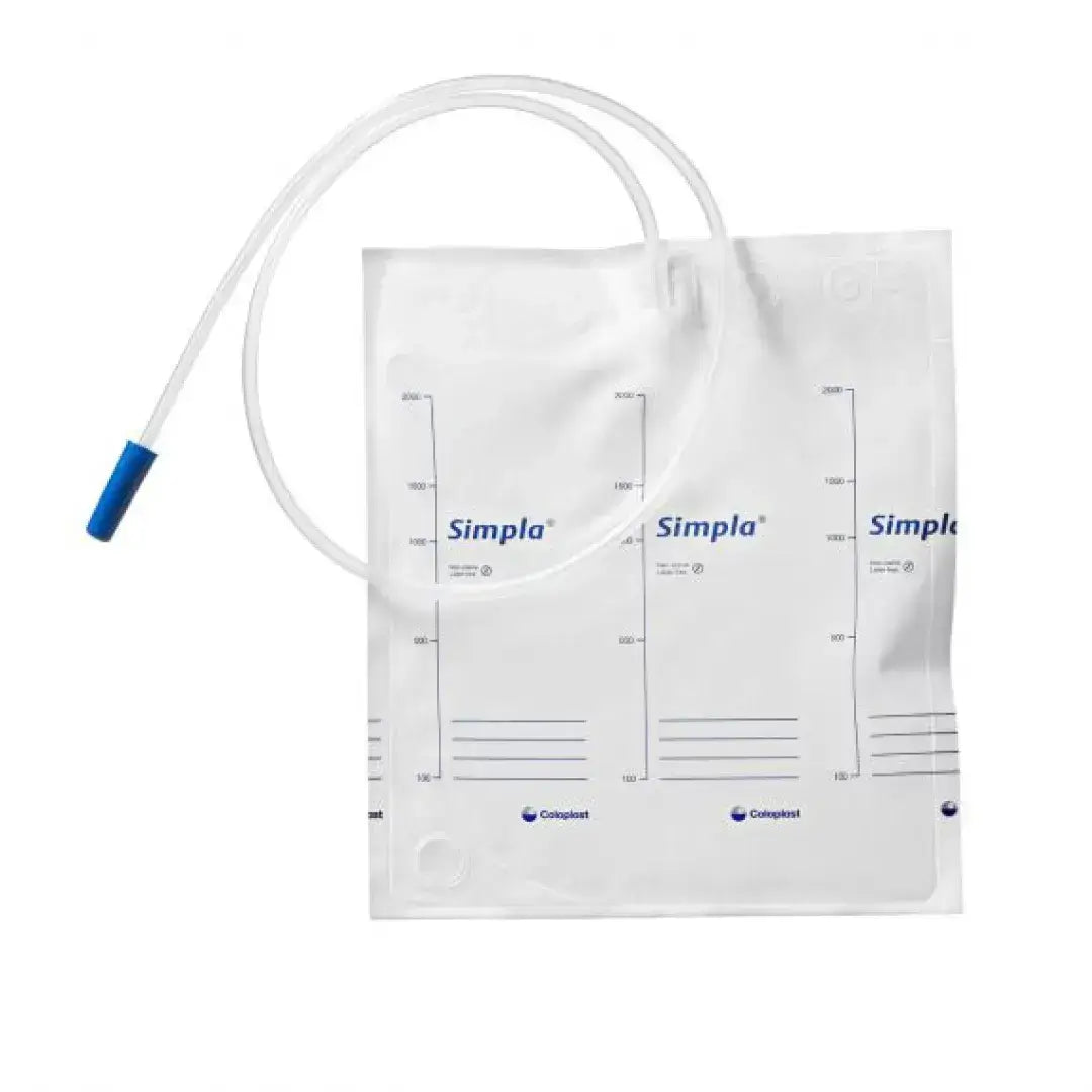 Simpla S2 Short Term Drainage Bag No Outlet, Non Sterile 100cm / 2000ml
