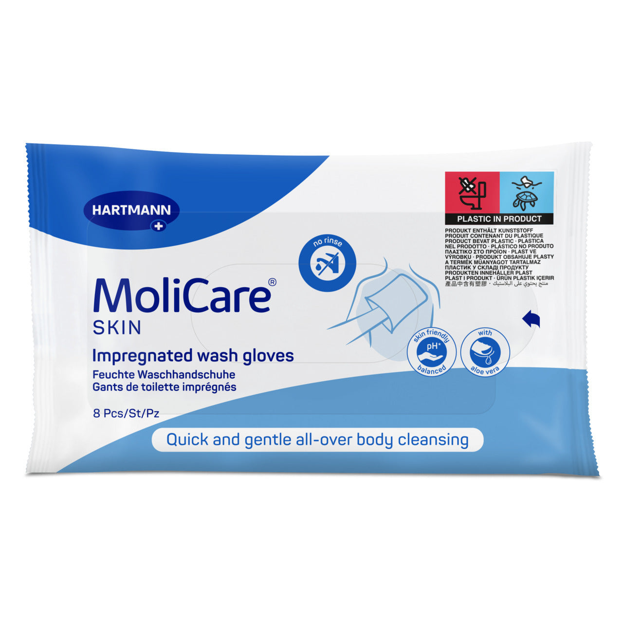 MoliCare® Skin Impregnated Wash Gloves