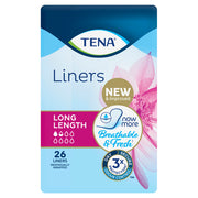 Tena Long Length Incontinence Liners 26x6