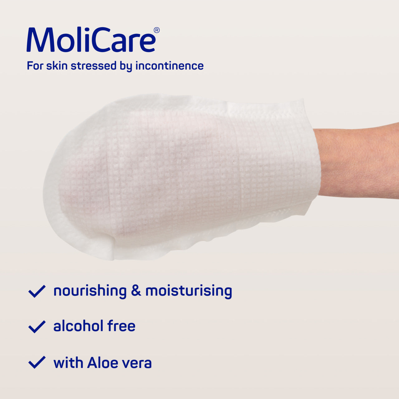 MoliCare® Skin Impregnated Wash Gloves