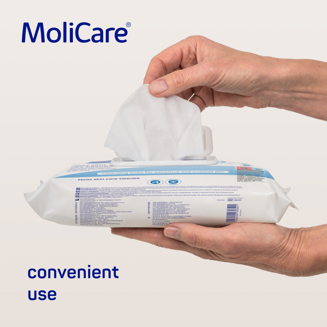 MoliCare® Skin Moist Skin Care Tissues