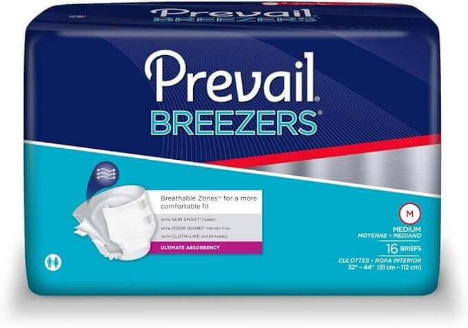 Prevail Breezers Medium  Adult Briefs
