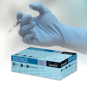 Bastion Nitrile 300mm Long Cuff Powder Free Gloves - Blue