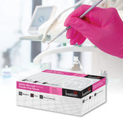 Bastion Nitrile Ultra Soft Powder Free Gloves - Pink