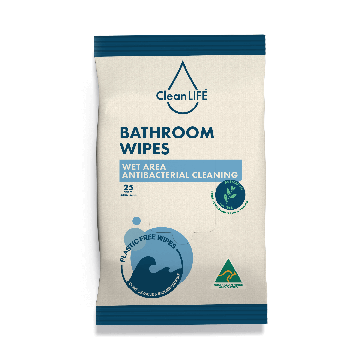 CleanLIFE Bathroom Disinfectant Wipes