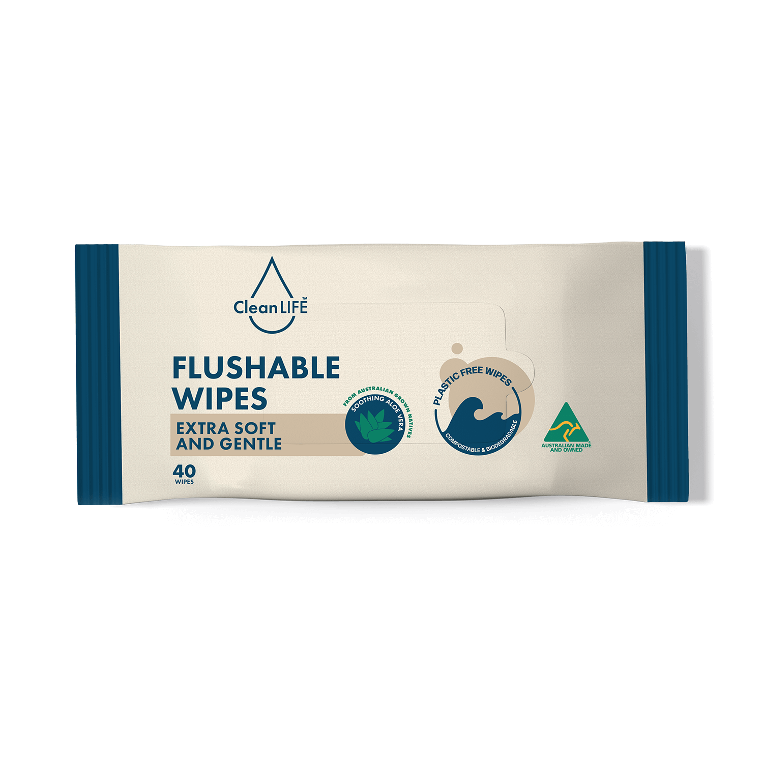 CleanLIFE Flushable Wipes