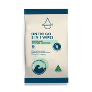 CleanLIFE On The GO 2 in 1 Wipes