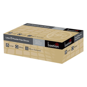 Bastion Latex Powder Free Gloves - White