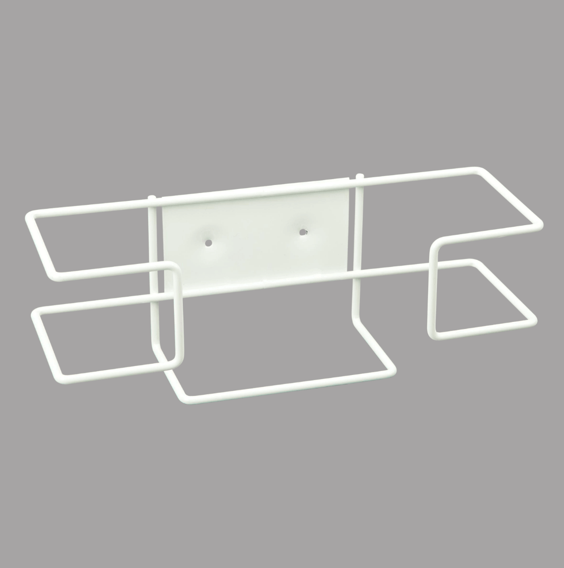 Single Wire Gloves Dispenser Wall Bracket - White