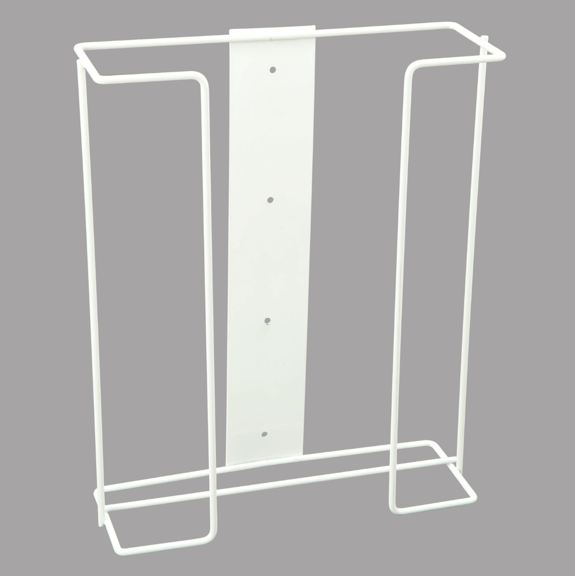 Triple Wire Gloves Dispenser Wall Bracket - White