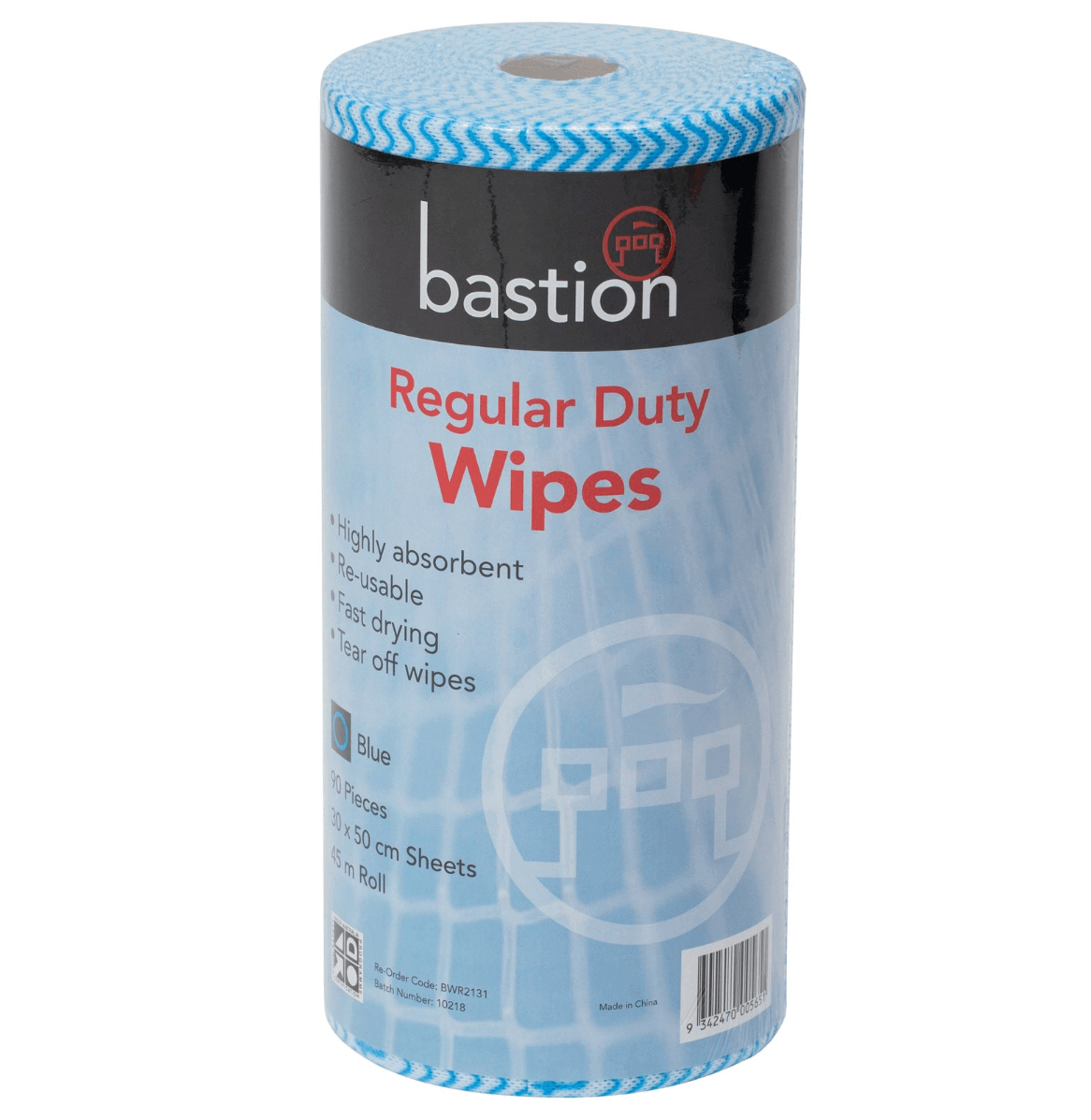 Regular Duty Wipes - 45m Roll