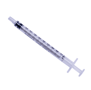 Mdevices 1mL Syringe - Leur Slip, Central Nozzle