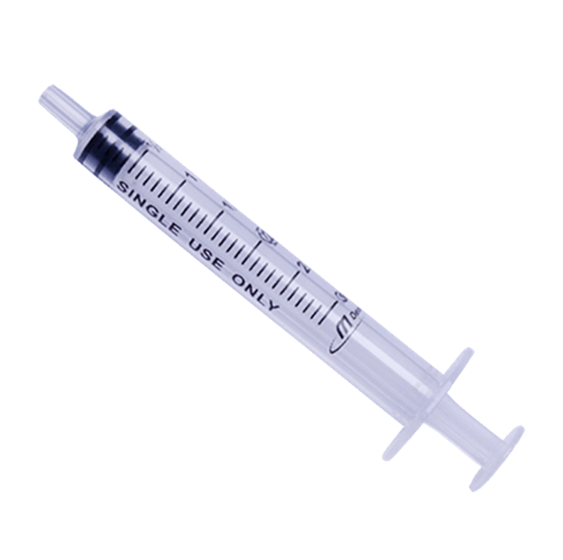 Mdevices 3mL Syringe - Leur Slip, Central Nozzle