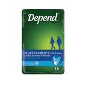 Depend Undergarments Unisex