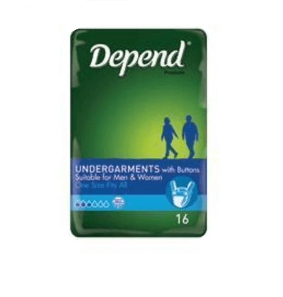 Depend Undergarments Unisex