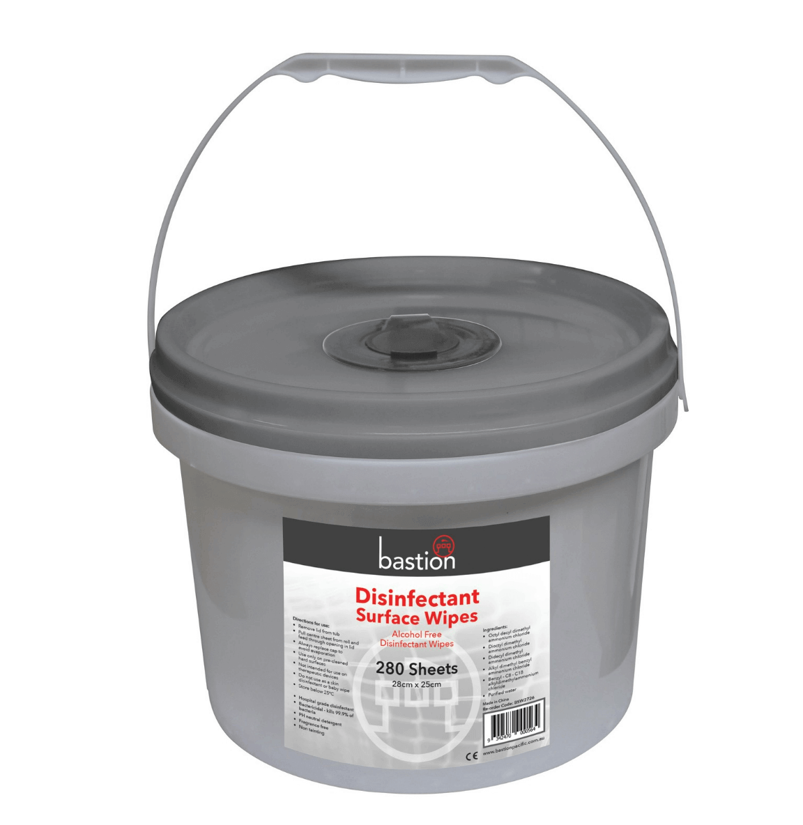 Disinfectant Surface Wipes Tub - 280 Sheets