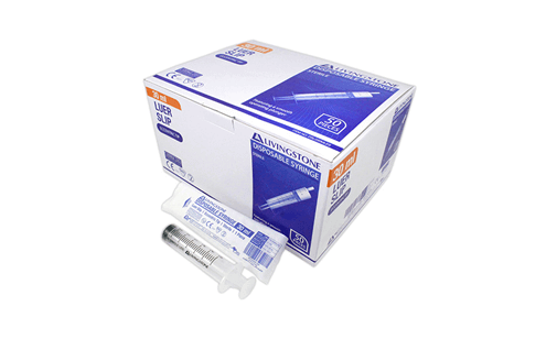 Livingstone 30ml Syringe - Luer Slip Tip, Eccentric