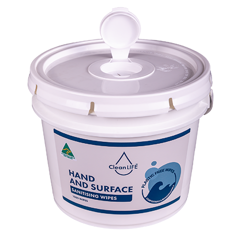 CleanLIFE Hand and Surface Wipes Tub - 1000 wipes