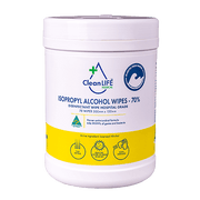 CleanLIFE Isopropyl Alcohol Wipes 70% Canister