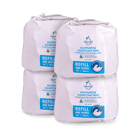 CleanLIFE Multipurpose Disinfectant Wipes Tub Refill
