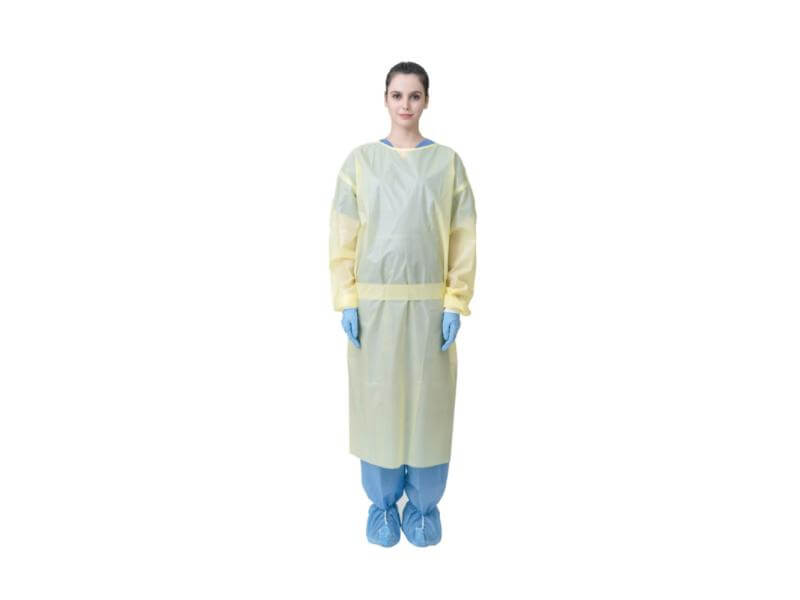 Disposable Isolation Gown AAMI Level 2 - Yellow