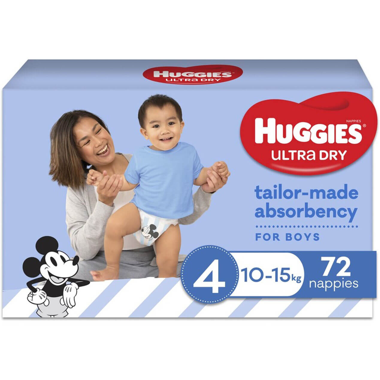 Huggies Toddler Boys Nappies Size 4