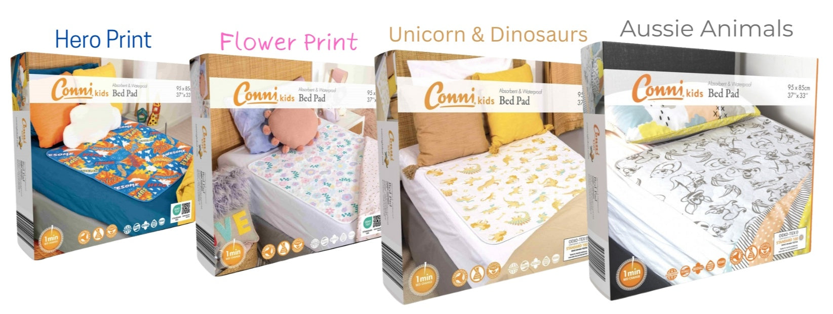Conni Kids Bed Pad - All Variants