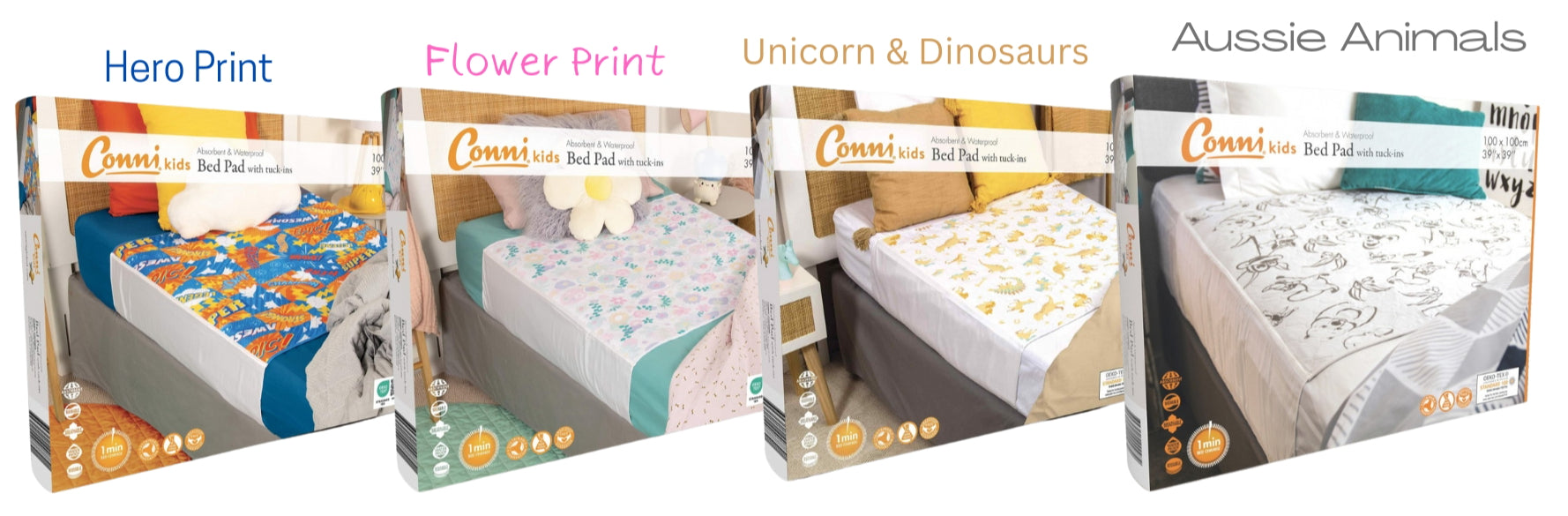 Conni Kids Bed Pad with Tuck-ins