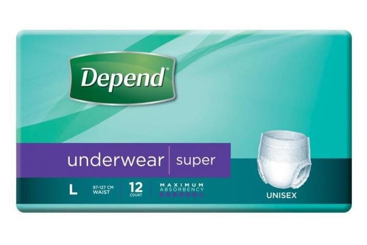 Depend Underwear Unisex - All Sizes and Absorbency