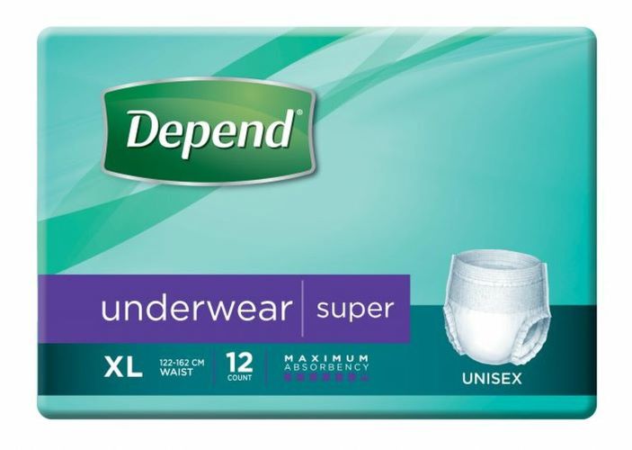 Depend Underwear Unisex - All Sizes and Absorbency