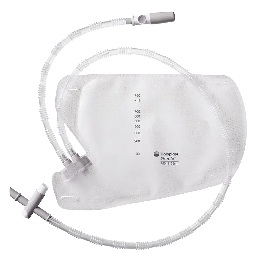 Simpla Plus Syphon Bag Slide Action Tap (T-tap), 25cm Tube, 750ml