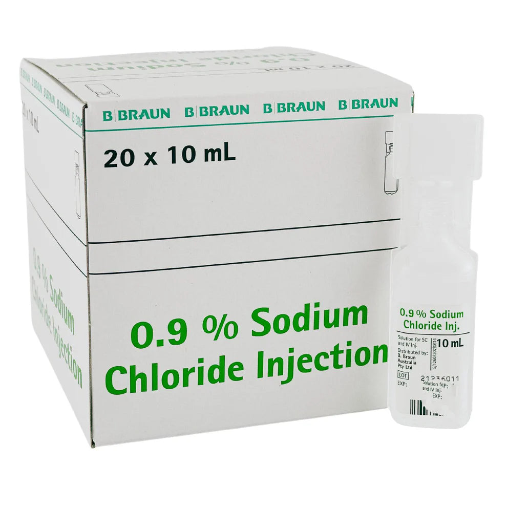 Sodium Chloride 0.9% for Injection - 10mL Ampoule