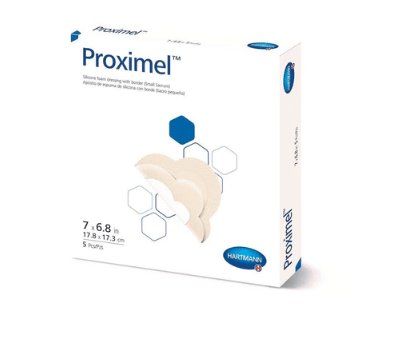 Proximel Silicone Foam Sacral with Border