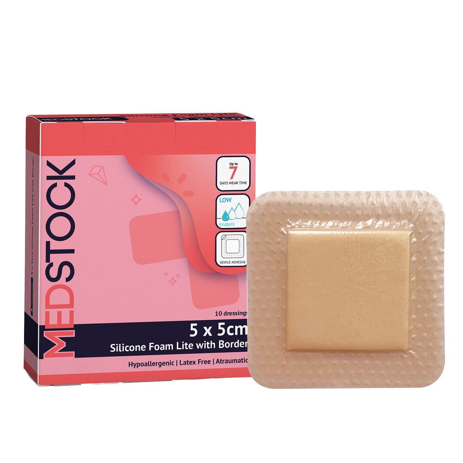 Silicone Foam Lite with Border - All Sizes