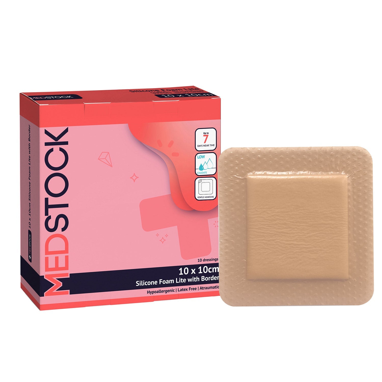 Silicone Foam Lite with Border - All Sizes