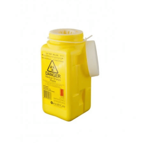 Sharps Container 1.4 Litre with Screw Lid