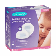 Lansinoh 24 Ultra Thin, Stay Dry Nursing Pads – 24 Pack
