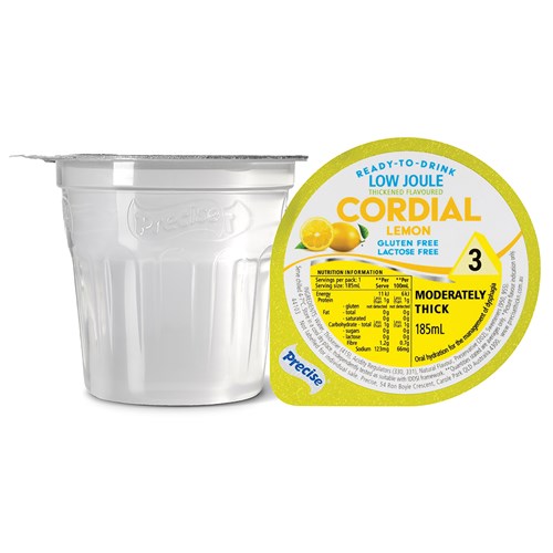 Precise Thick-N Ready Diet Lemon 185ml Moderate Level 3