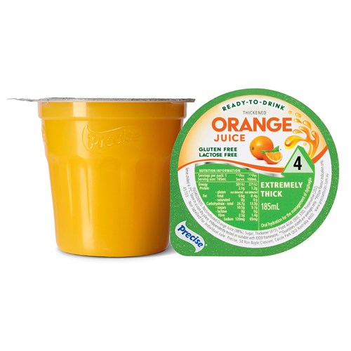 Precise Thickened Orange Juice 185ml Extreme Level 4