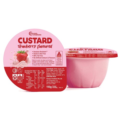 Flavour Creations Strawberry Custard 115g