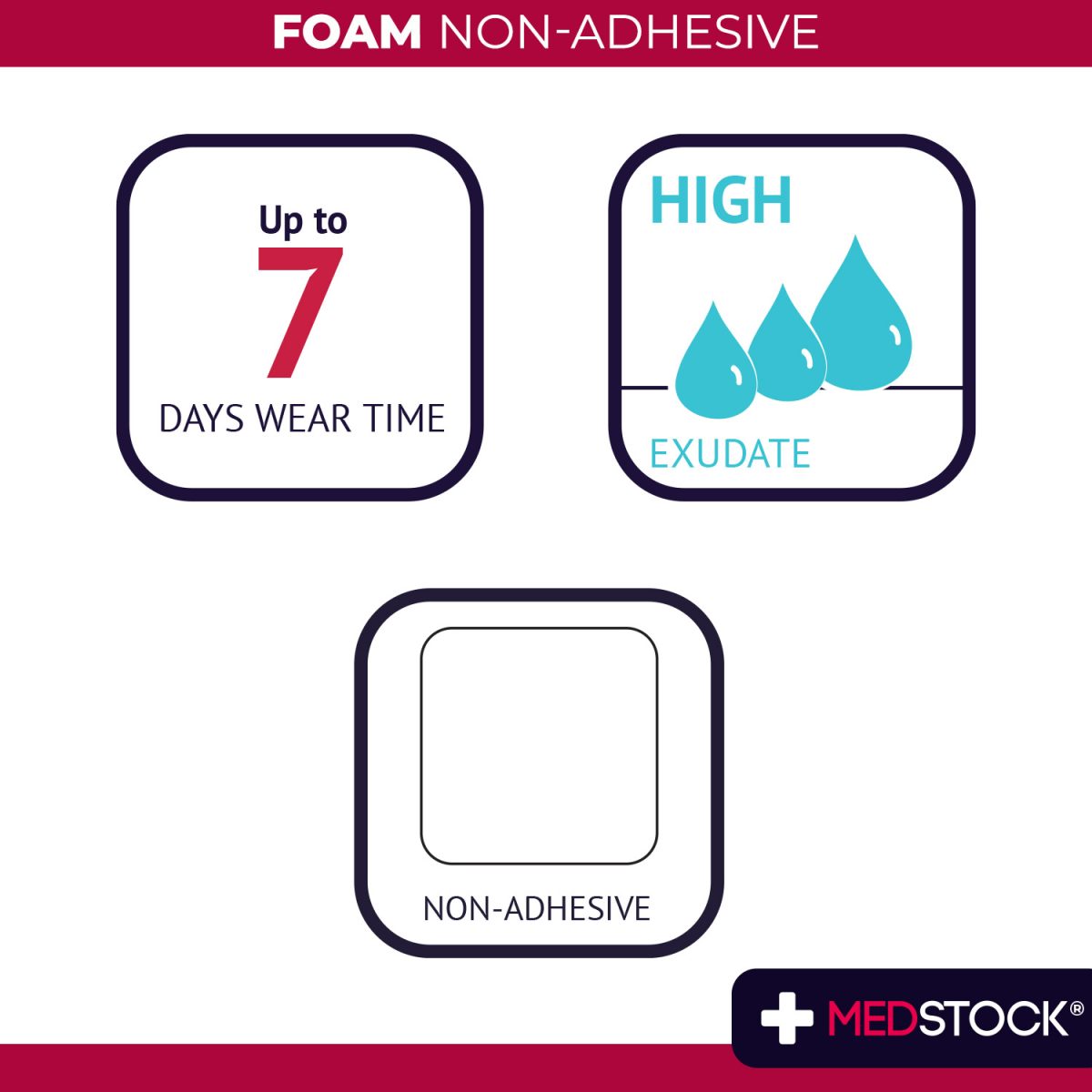 Foam Non-Adhesive Tracheostomy Dressing