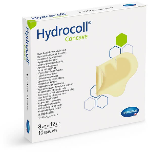 Hydrocoll Concave 8x12cm