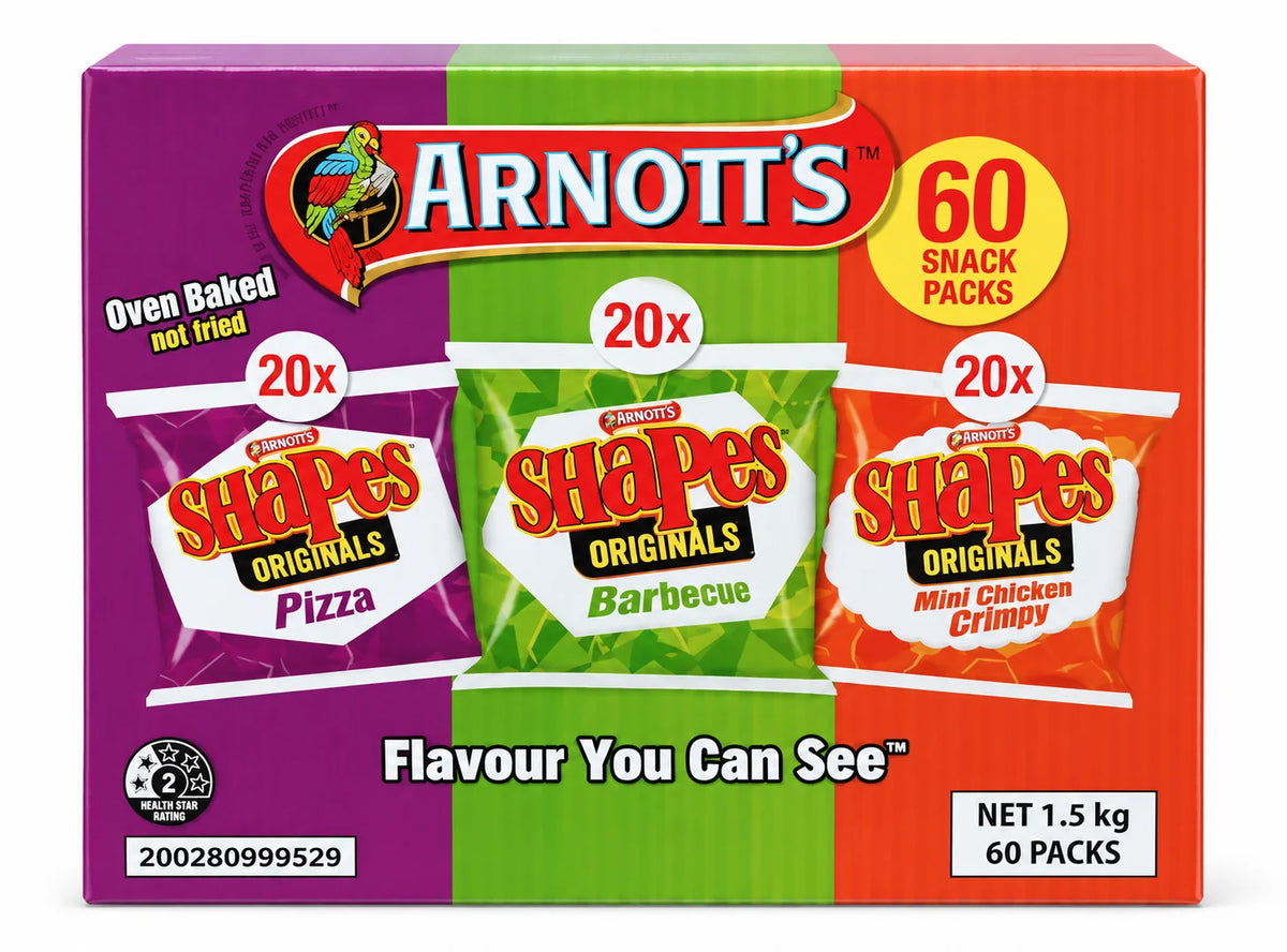 Arnott's Shapes NEW 60x Pack