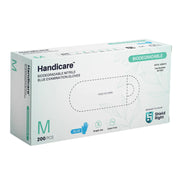 HandiCare Biodegradable Blue Nitrile Examination Gloves – 200 Pack
