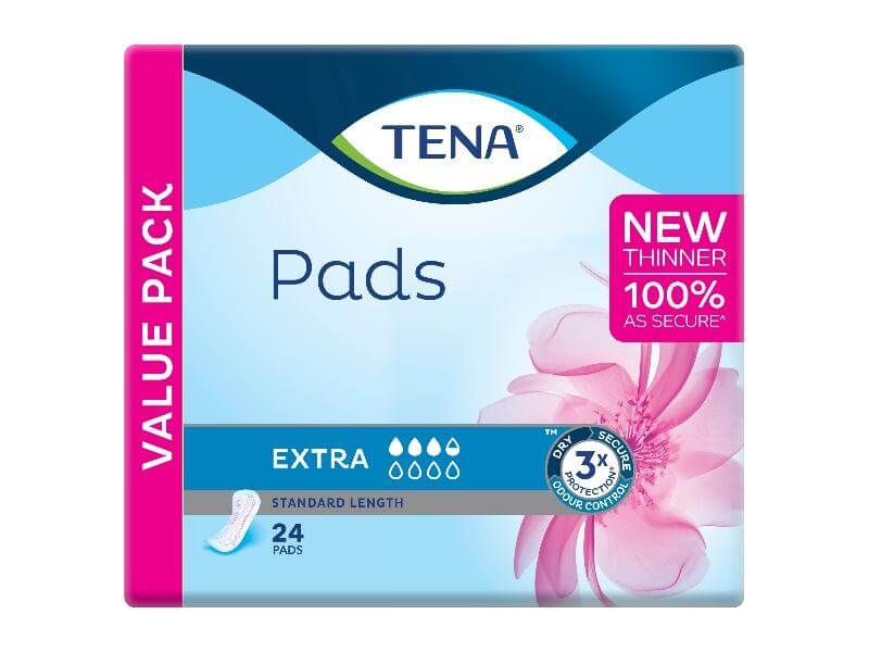 TENA Pads Extra Standard Length