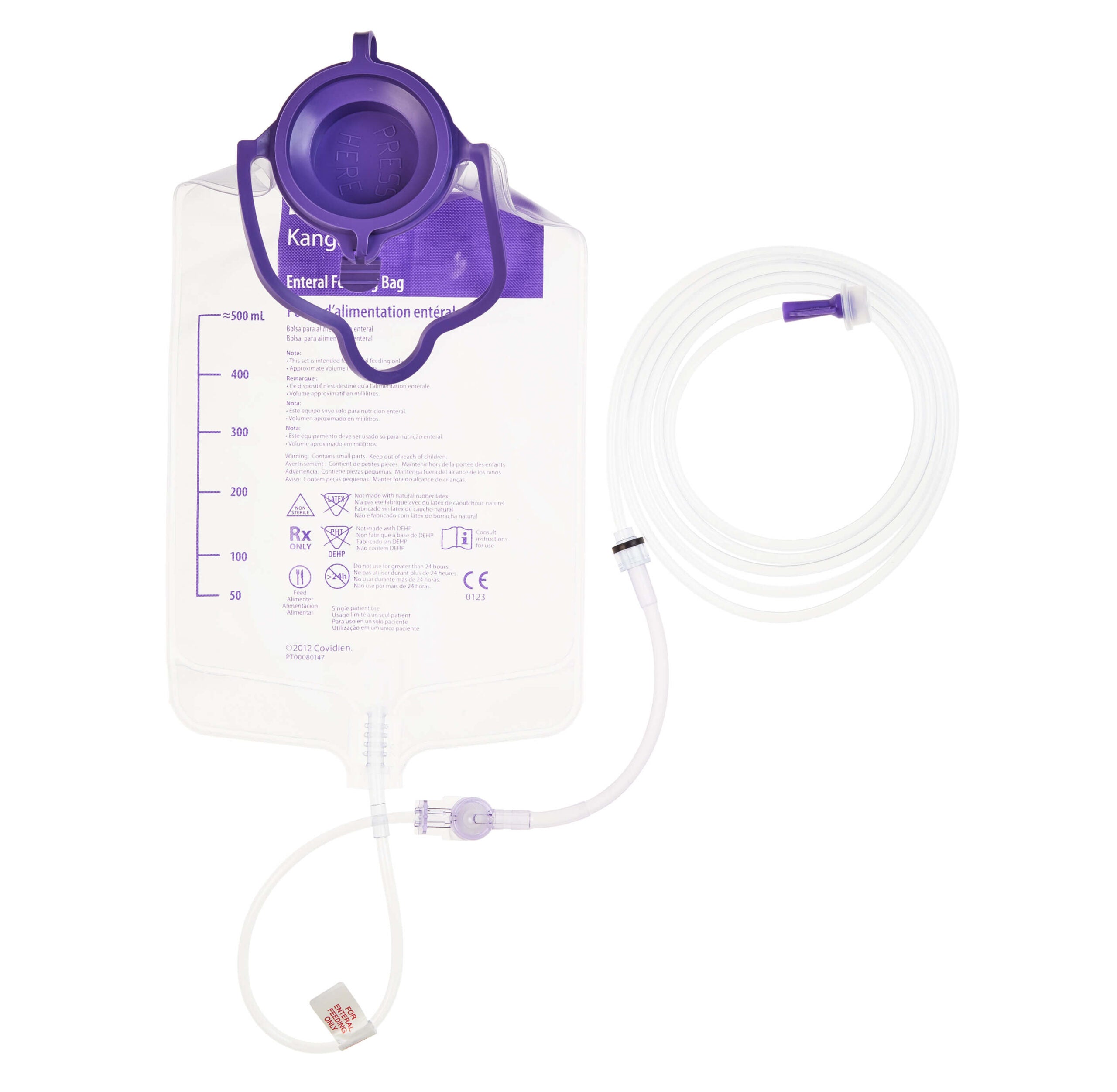 Kangaroo Joey 500mL Feed Set with No Inline Medication Port Non-Sterile