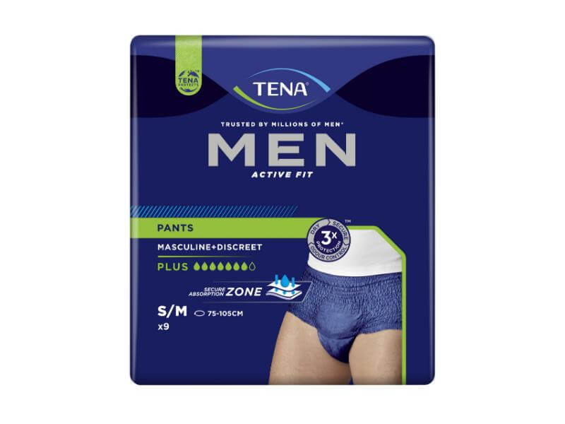 TENA Men Pants Active Fit Navy - All Sizes