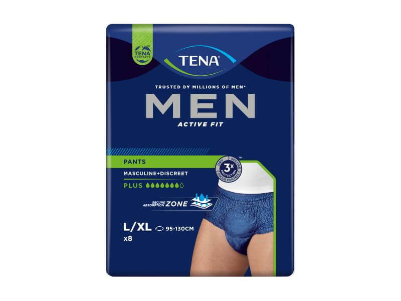 TENA Men Pants Active Fit Navy - All Sizes